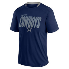 Dallas Cowboys Fade Dot Slant T-Shirt - Navy T-shirts