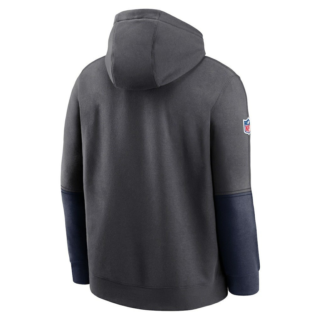 Dallas Cowboys 2024 Sideline Club Pullover Hoodie - Charcoal Hoodies