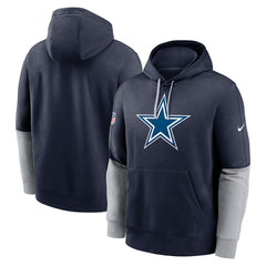 Dallas Cowboys 2024 Sideline Club Pullover Hoodie - Navy Hoodies