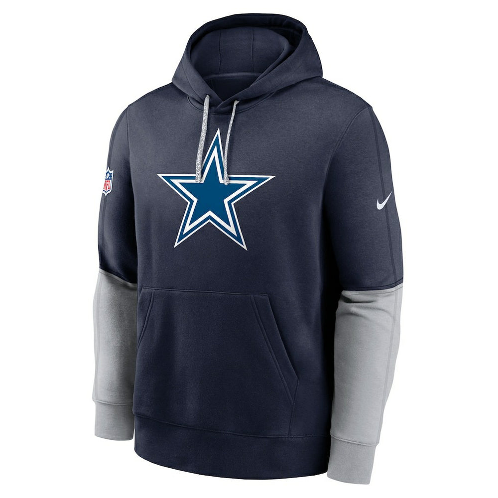 Dallas Cowboys 2024 Sideline Club Pullover Hoodie - Navy Hoodies