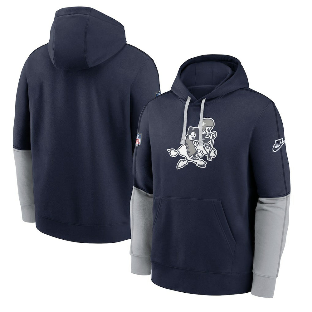 Dallas Cowboys Sideline Club Pullover Hoodie - Navy Hoodies