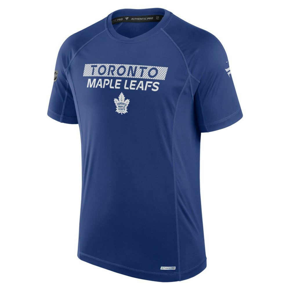 Toronto Maple Leafs Fanatics Authentic Pro Rink Tech T-Shirt - Blue | US 200869605