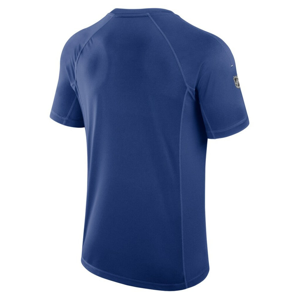Toronto Maple Leafs Fanatics Authentic Pro Rink Tech T-Shirt - Blue | US 200869605