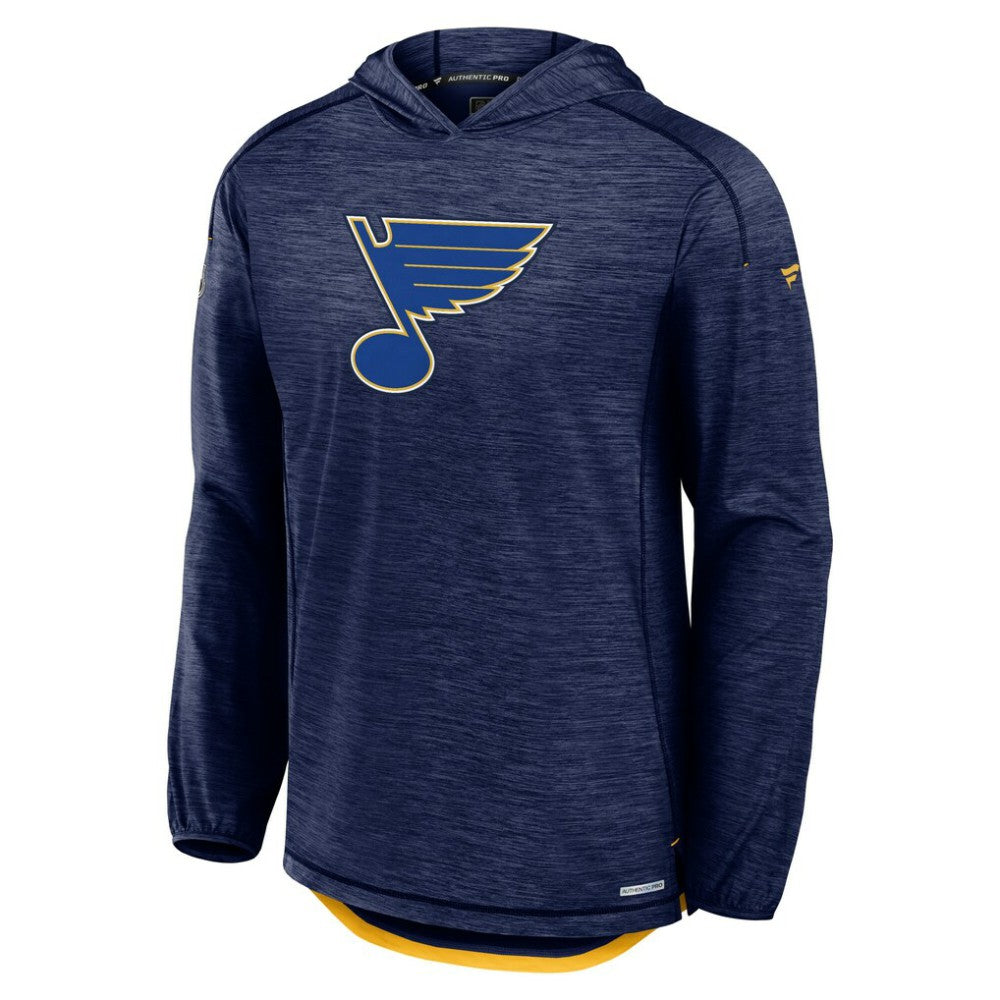 St. Louis Blues Fanatics Authentic Pro Rink Lightweight Pullover Hoodie - Navy | US 200869840