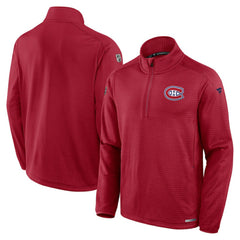 Montreal Canadiens Fanatics Authentic Pro Rink Quarter-Zip Jacket - Red | US 200869918