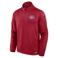 Montreal Canadiens Fanatics Authentic Pro Rink Quarter-Zip Jacket - Red | US 200869918