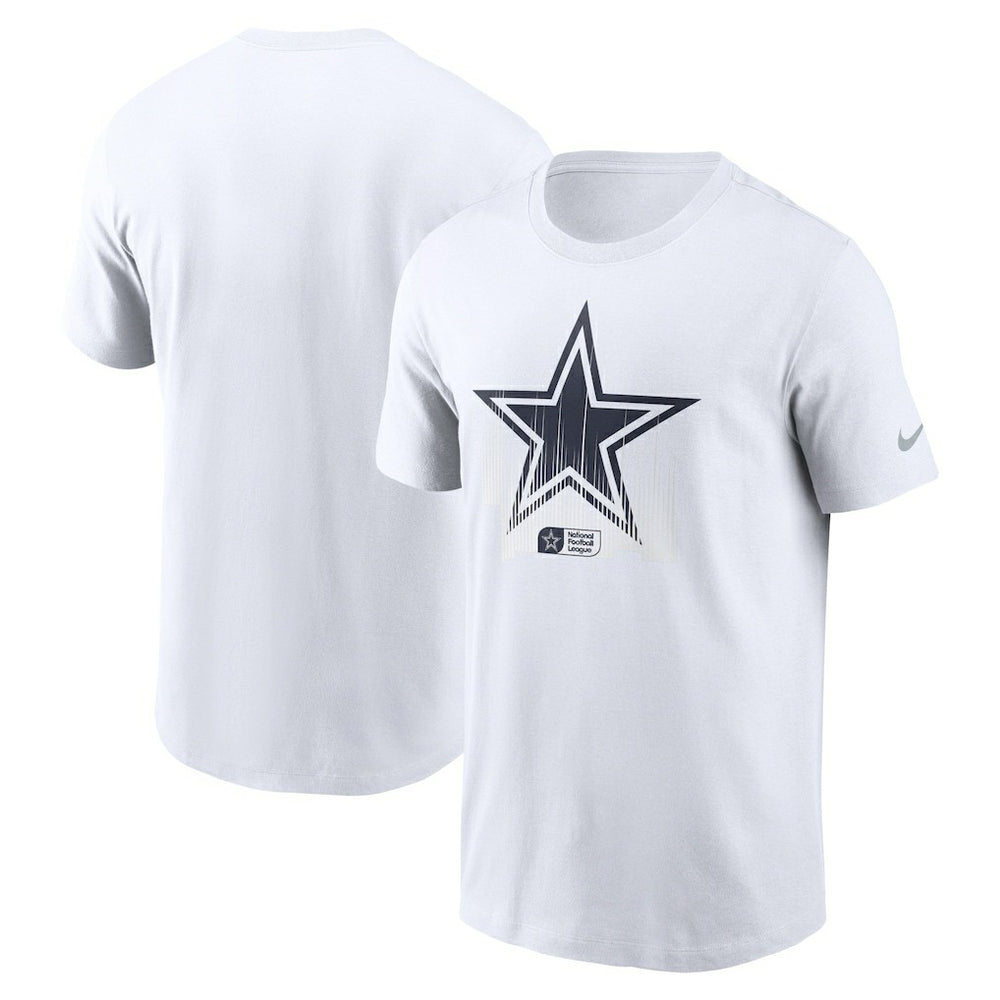 Dallas Cowboys Faded Essential T-Shirt - White T-shirts