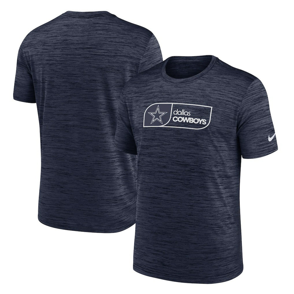 Dallas Cowboys Big & Tall Velocity Performance T-Shirt - Navy T-shirts