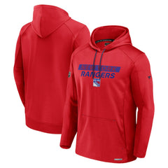 New York Rangers Fanatics Authentic Pro Rink Fleece Pullover Hoodie - Red | US 200870222