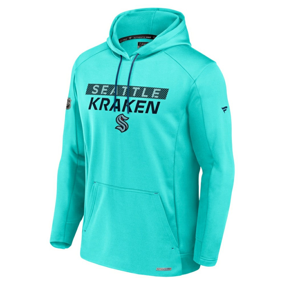 Seattle Kraken Fanatics Authentic Pro Rink Fleece Pullover Hoodie - Blue | US 200870235