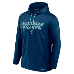 Seattle Kraken Fanatics Authentic Pro Rink Fleece Pullover Hoodie - Deep Sea Blue | US 200870238