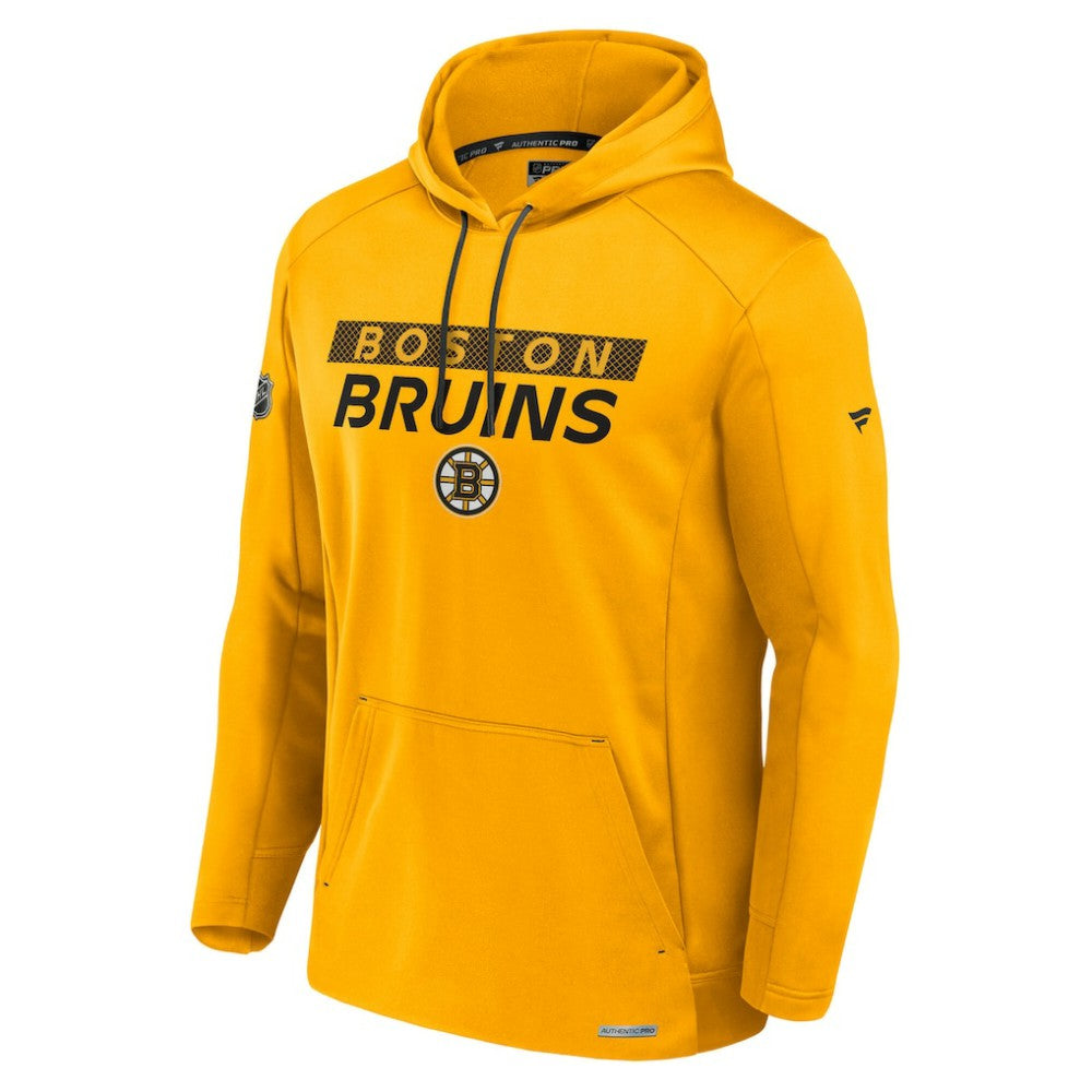 Boston Bruins Fanatics Authentic Pro Rink Fleece Pullover Hoodie - Gold | US 200870273