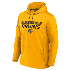 Boston Bruins Fanatics Authentic Pro Rink Fleece Pullover Hoodie - Gold | US 200870273