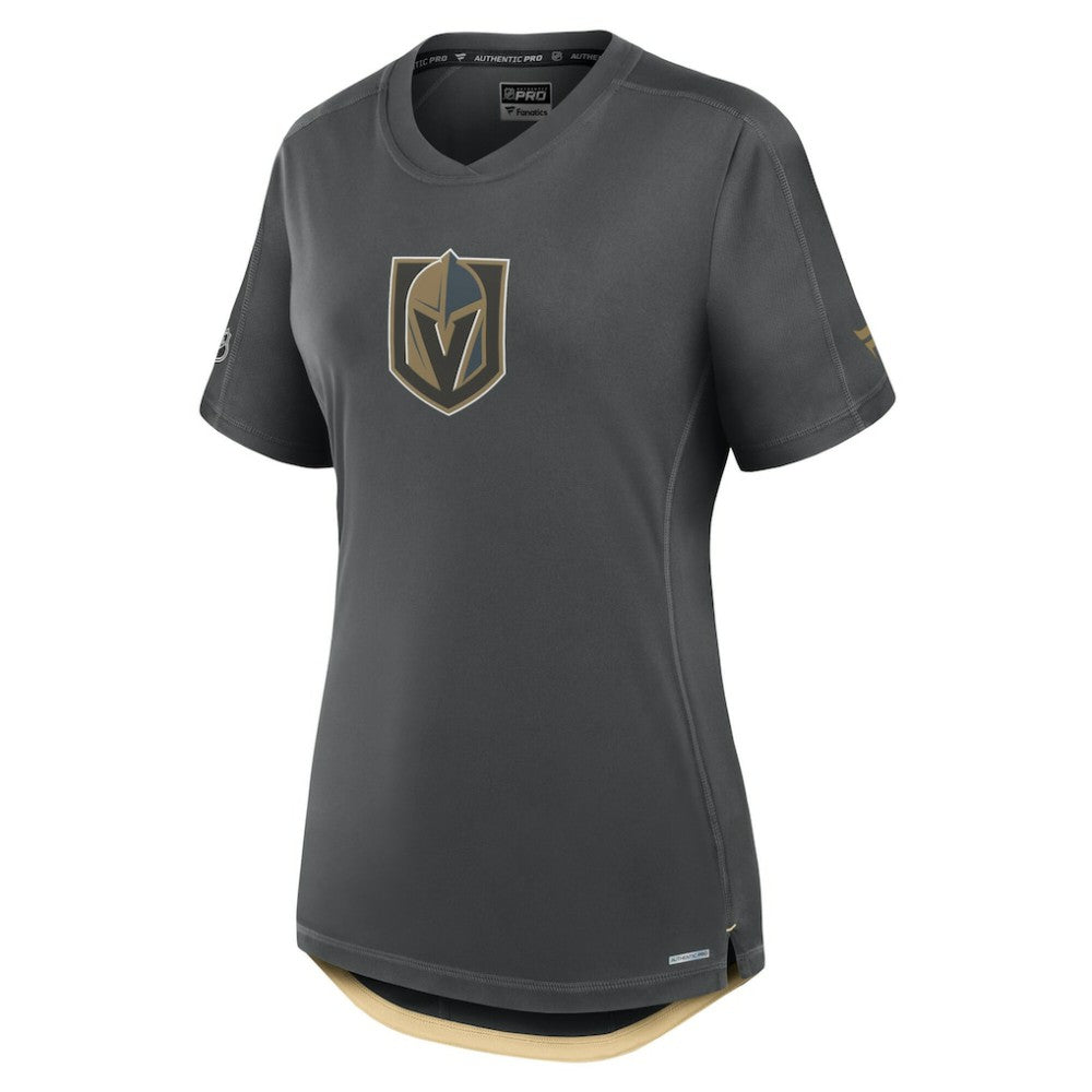 Vegas Golden Knights Fanatics Women's Authentic Pro Rink Tech T-Shirt - Gray | US 200870403