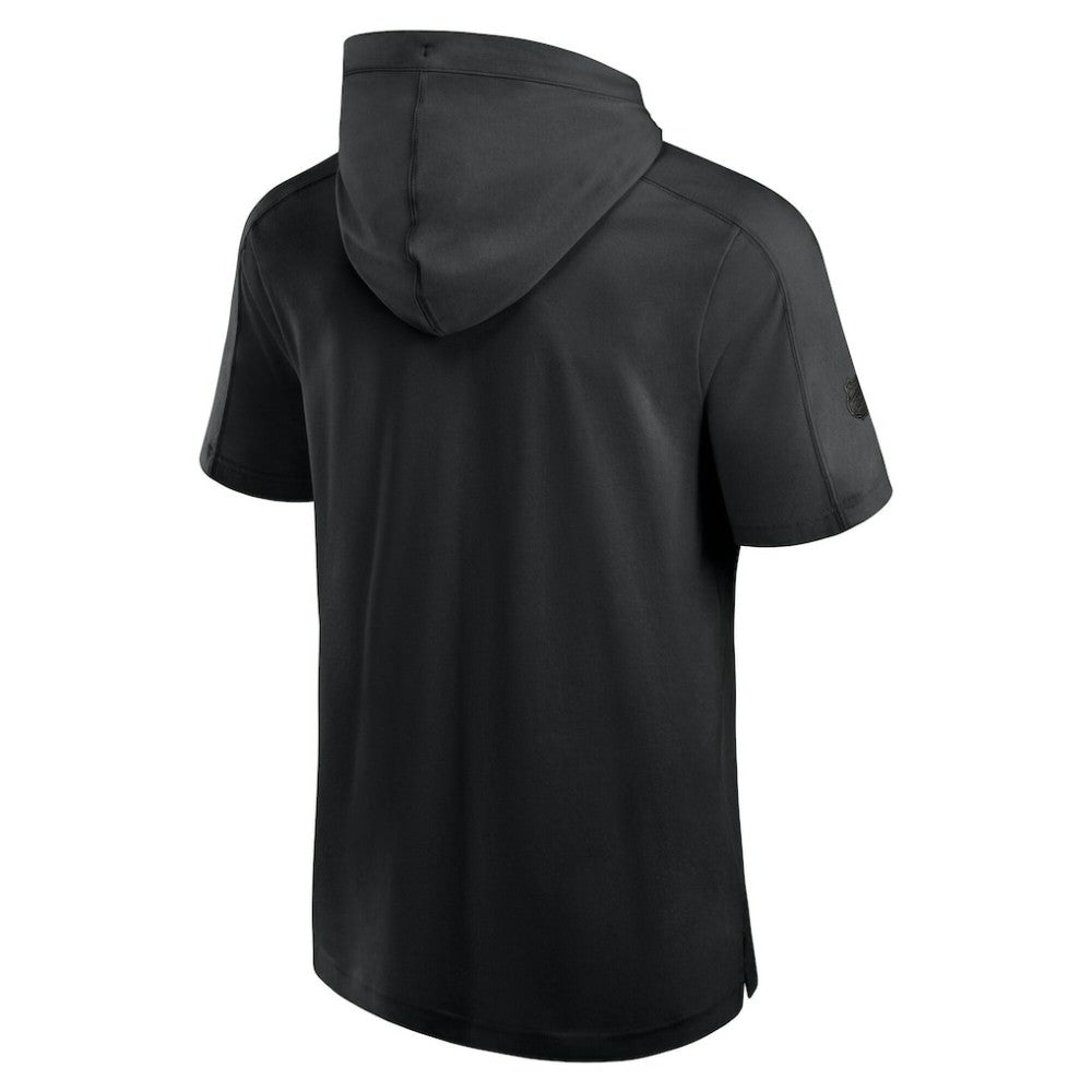 Pittsburgh Penguins Fanatics Authentic Pro Road Performance Short Sleeve Pullover Hoodie - Black | US 200871094