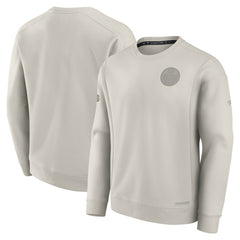 Edmonton Oilers Fanatics Authentic Pro Road Fleece Pullover Sweatshirt - Cream | US 200871188