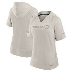 Pittsburgh Penguins Fanatics Women's Authentic Pro Road Fashion Top - Cream | US 200871405