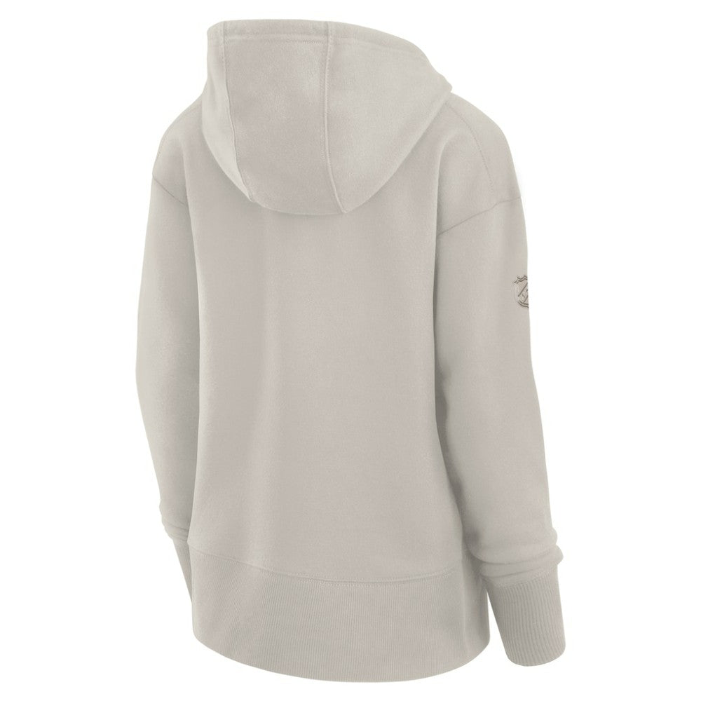 Detroit Red Wings Fanatics Women's Authentic Pro Road Pullover Hoodie - Cream | US 200871455