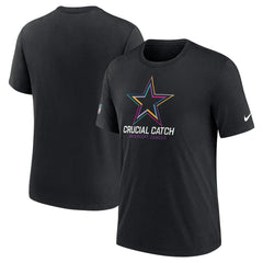 Dallas Cowboys 2024 NFL Crucial Catch T-Shirt - Black T-shirts