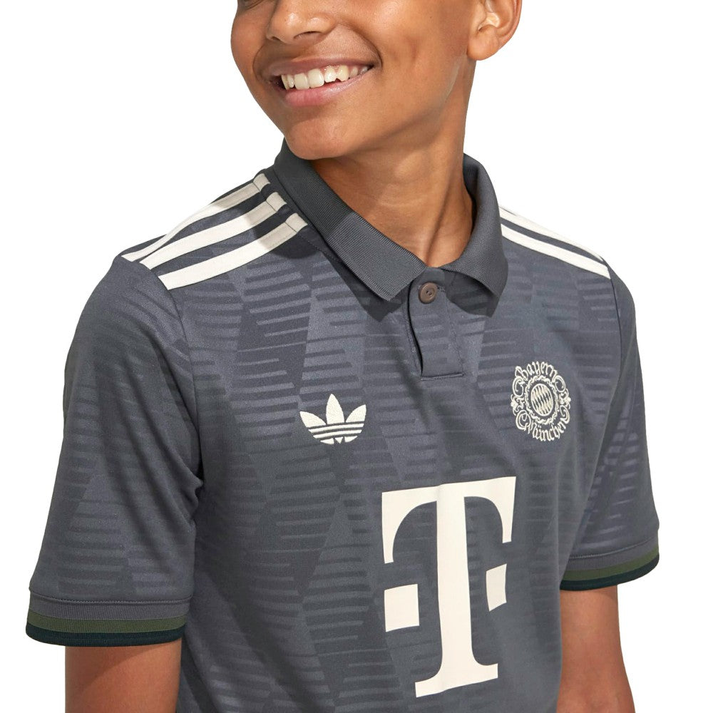 Bayern Munich Youth 2024/25 Wiesn Replica Jersey Gray - Adidas online