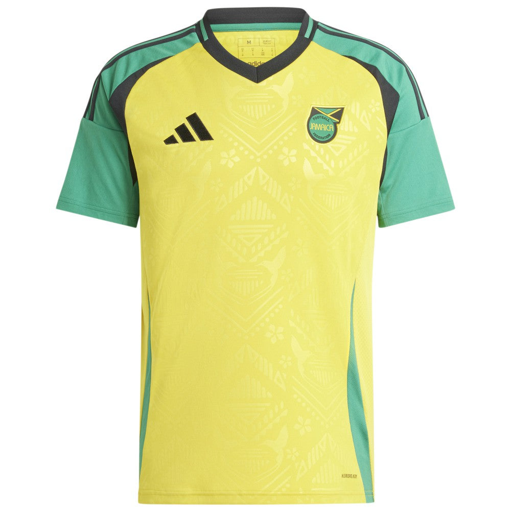Jamaica National Team 2024 Home Replica Jersey Yellow - Adidas on sale