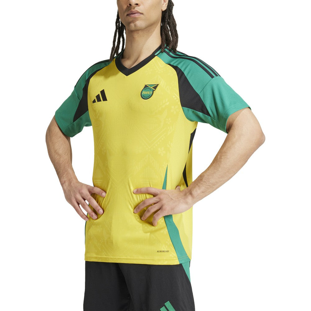 Jamaica National Team 2024 Home Replica Jersey Yellow - Adidas on sale