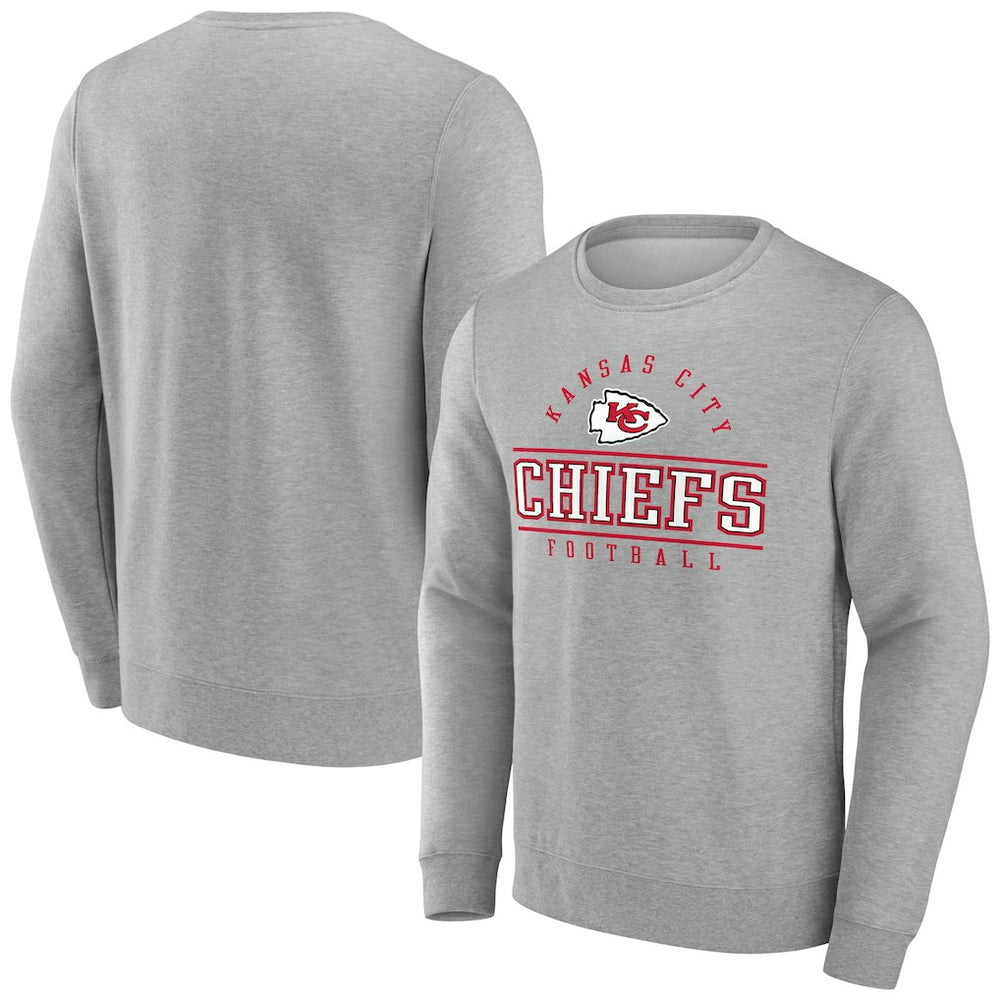 Kansas City Chiefs Extreme Tackle Sweatshirt - Heather Gray Sweatshirts