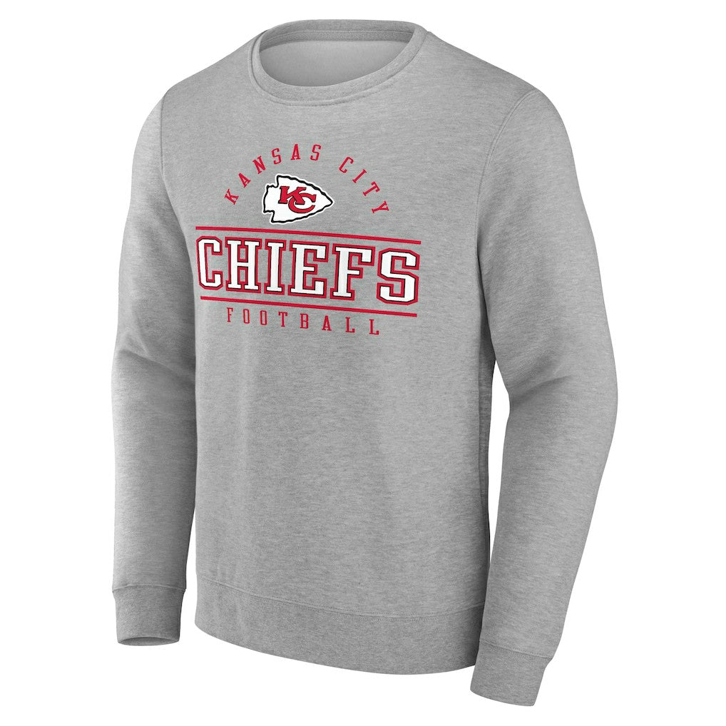 Kansas City Chiefs Extreme Tackle Sweatshirt - Heather Gray Sweatshirts