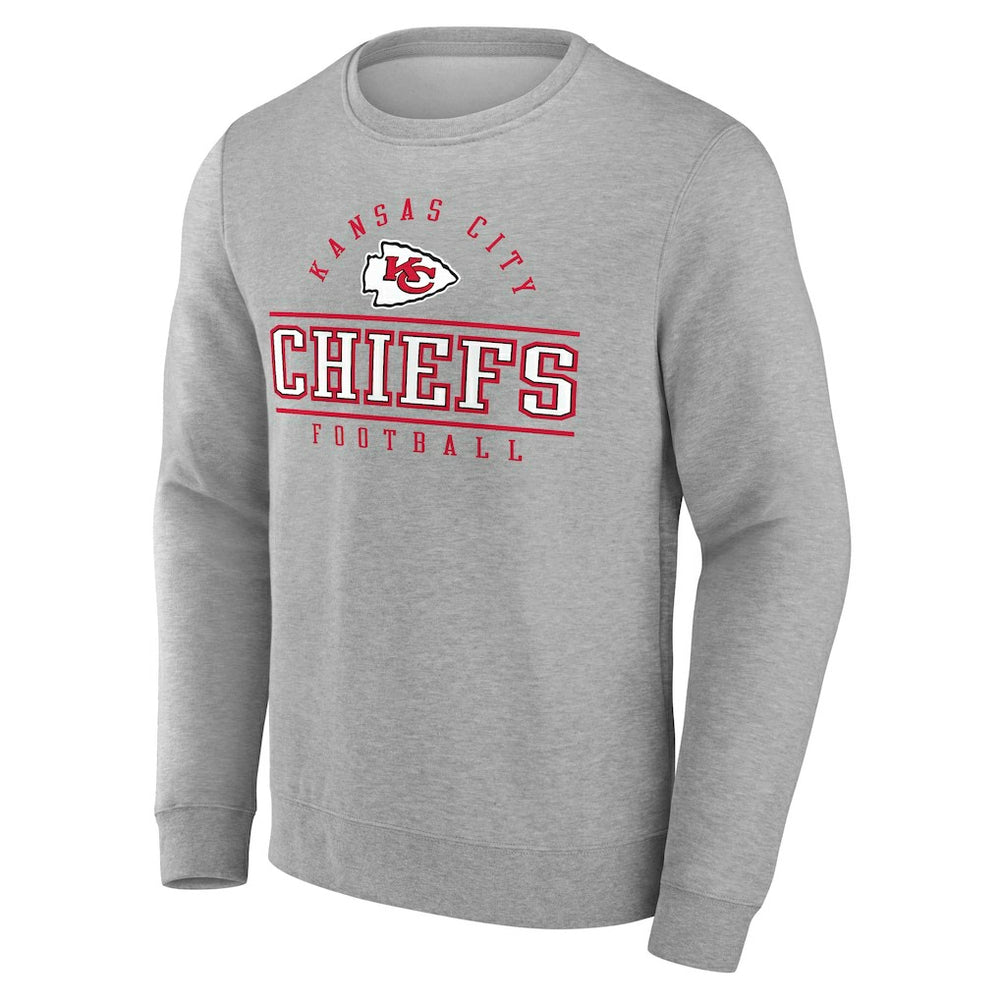 Kansas City Chiefs Extreme Tackle Sweatshirt - Heather Gray Sweatshirts