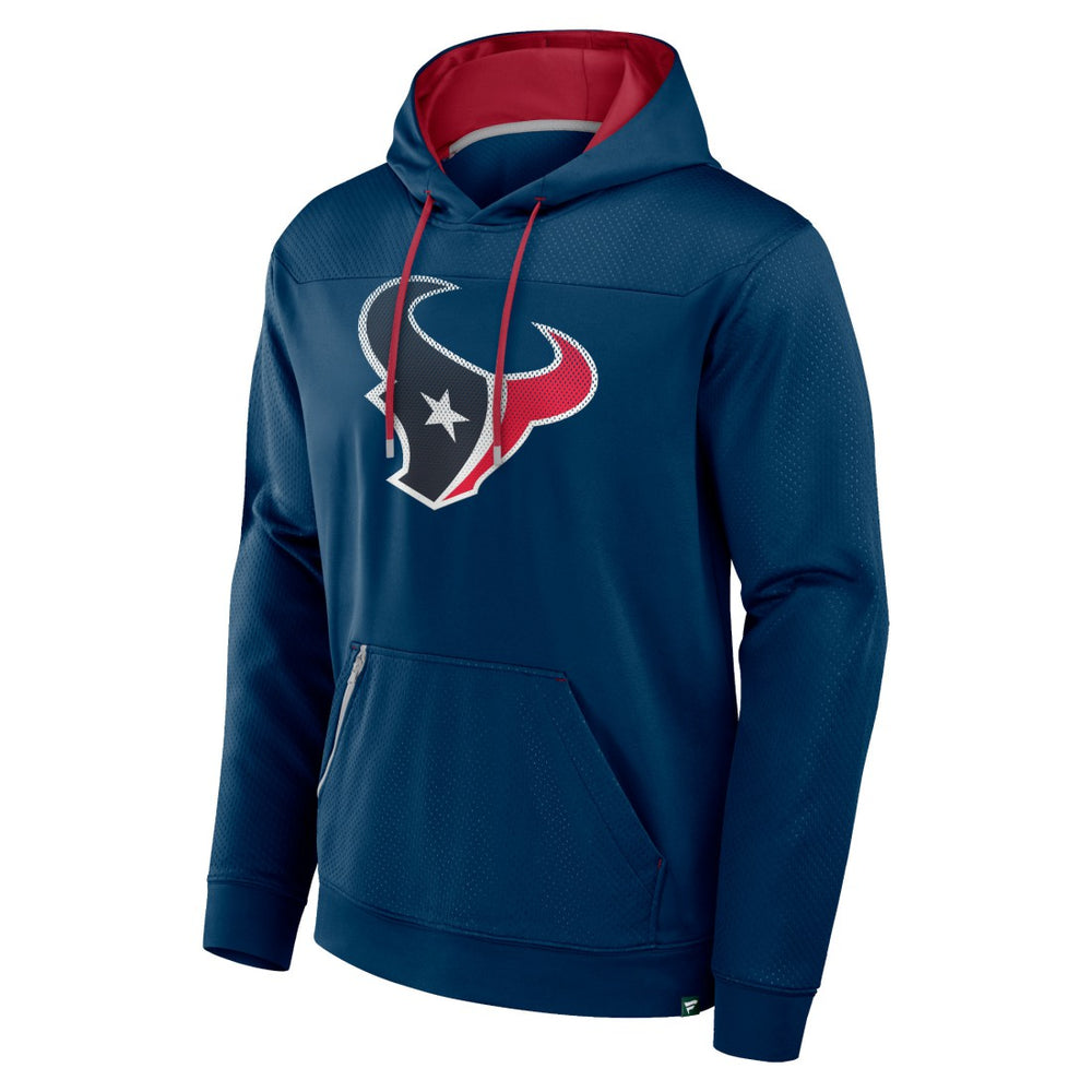 Houston Texans Defender Dot Faded Pullover Hoodie - Navy Hoodies