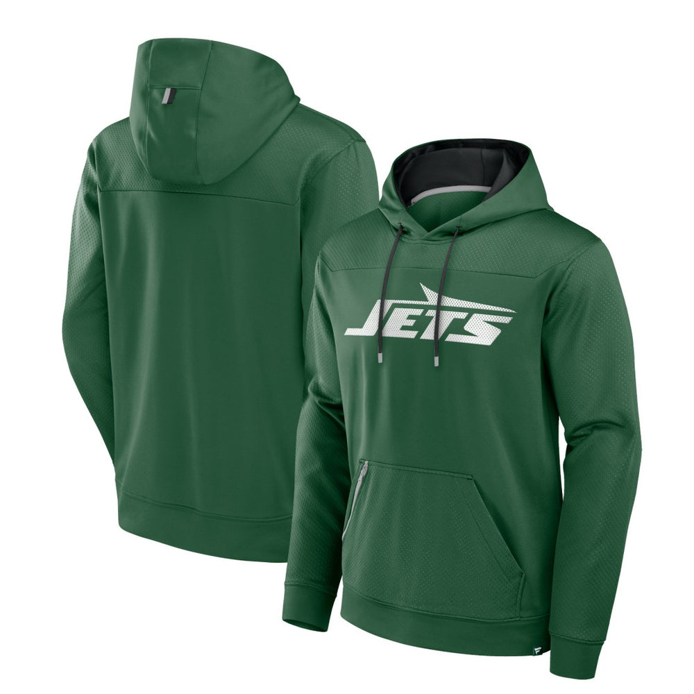 New York Jets Defender Pullover Hoodie - Green Hoodies