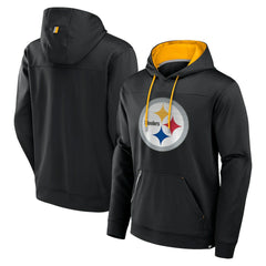 Pittsburgh Steelers Defender Pullover Hoodie - Black Hoodies