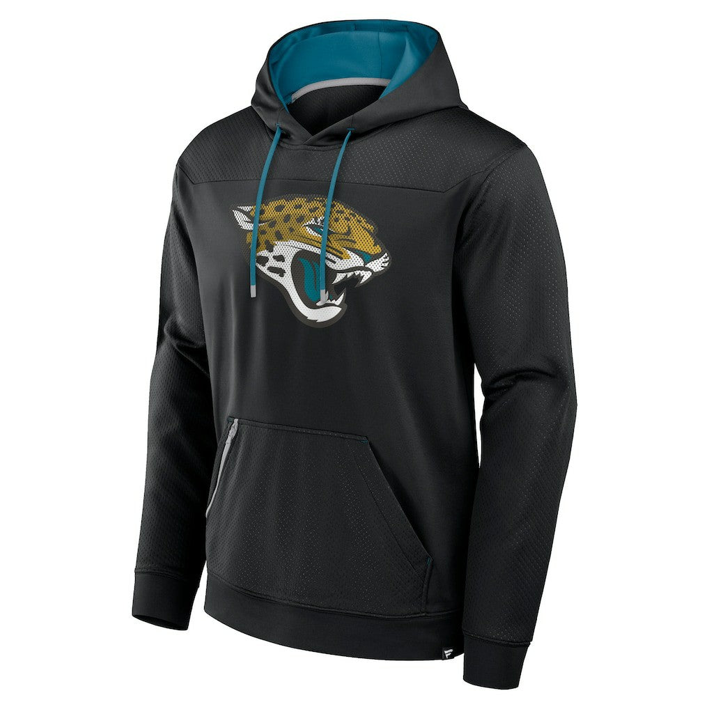 Jacksonville Jaguars Defender Pullover Hoodie - Black Hoodies