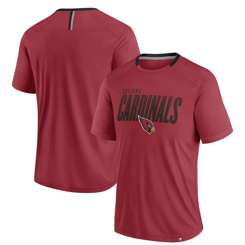 Arizona Cardinals Defender Fade Slant T-Shirt - Cardinal T-shirts