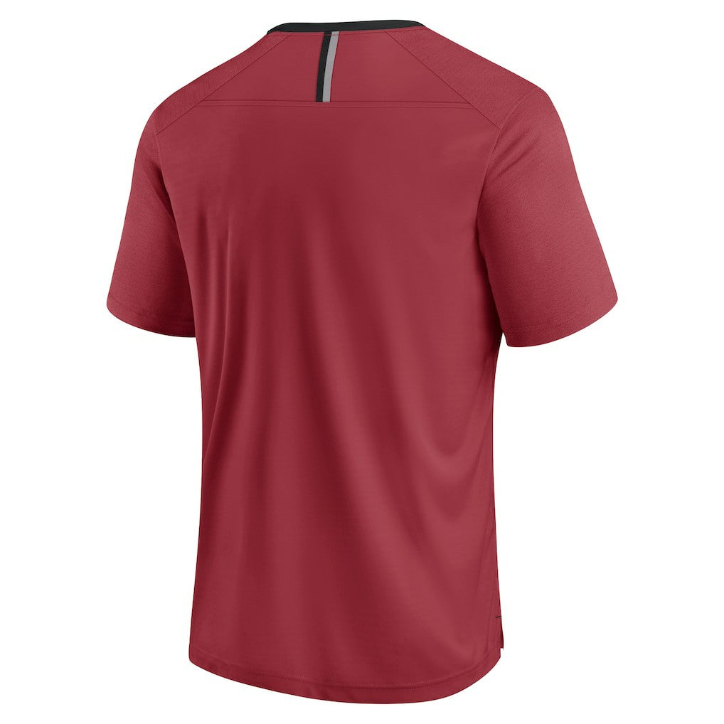 Arizona Cardinals Defender Fade Slant T-Shirt - Cardinal T-shirts