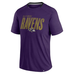 Baltimore Ravens Defender Fade Slant T-Shirt - Purple T-shirts