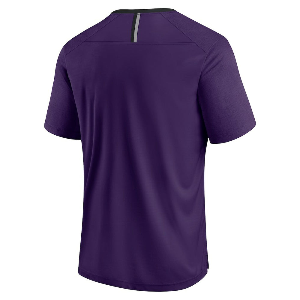 Baltimore Ravens Defender Fade Slant T-Shirt - Purple T-shirts