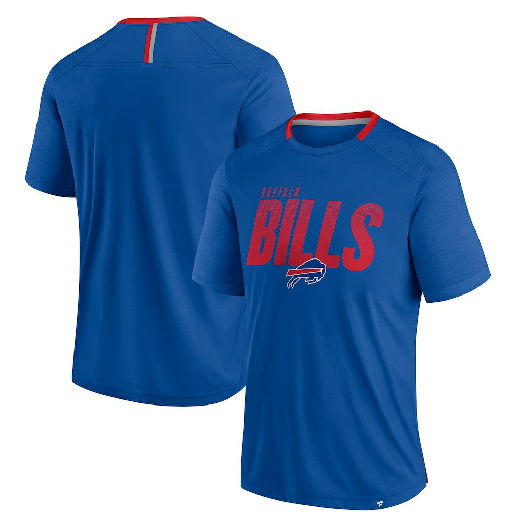 Buffalo Bills Defender Fade Slant T-Shirt - Royal T-shirts