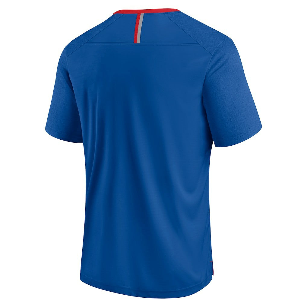 Buffalo Bills Defender Fade Slant T-Shirt - Royal T-shirts