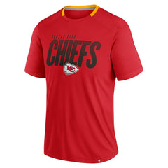 Kansas City Chiefs Defender Fade Slant T-Shirt - Red T-shirts