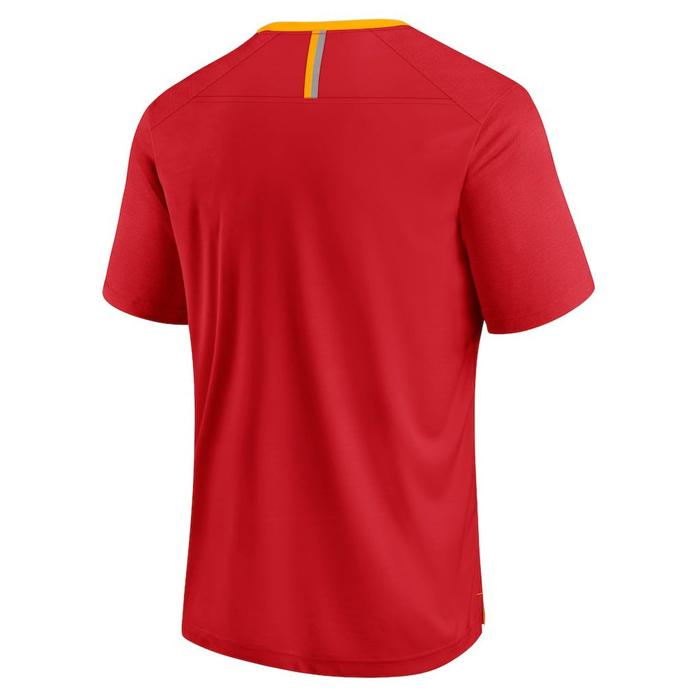 Kansas City Chiefs Defender Fade Slant T-Shirt - Red T-shirts