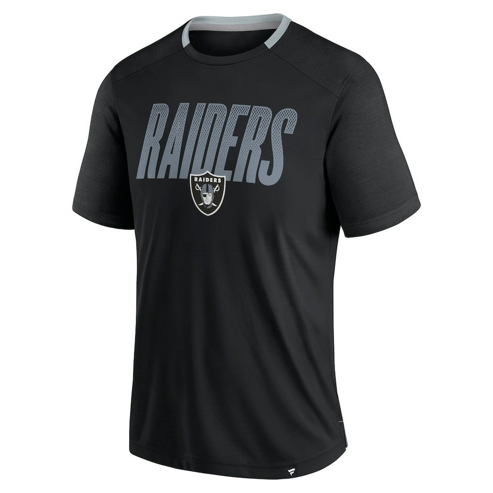Las Vegas Raiders Defender Fade Slant T-Shirt - Black T-shirts