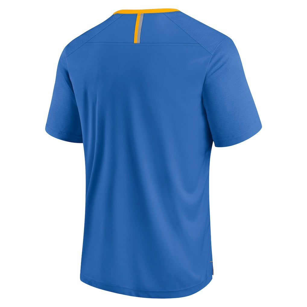 Los Angeles Chargers Defender Fade Slant T-Shirt - Powder Blue T-shirts