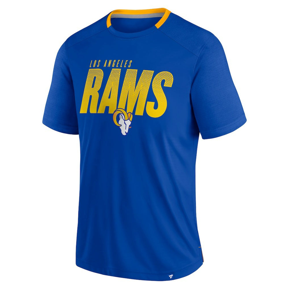 Los Angeles Rams Defender Fade Slant T-Shirt - Royal T-shirts