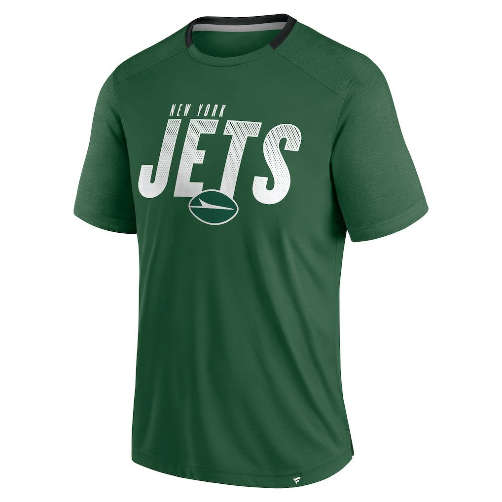 New York Jets Defender Fade Slant T-Shirt - Green T-shirts