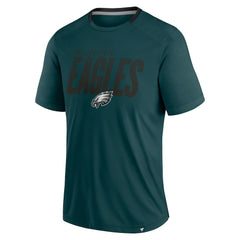 Philadelphia Eagles Defender Fade Slant T-Shirt - Midnight Green T-shirts