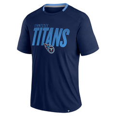 Tennessee Titans Defender Fade Slant T-Shirt - Navy T-shirts
