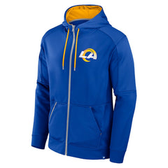 Los Angeles Rams Defender Full-Zip Hoodie - Royal Hoodies