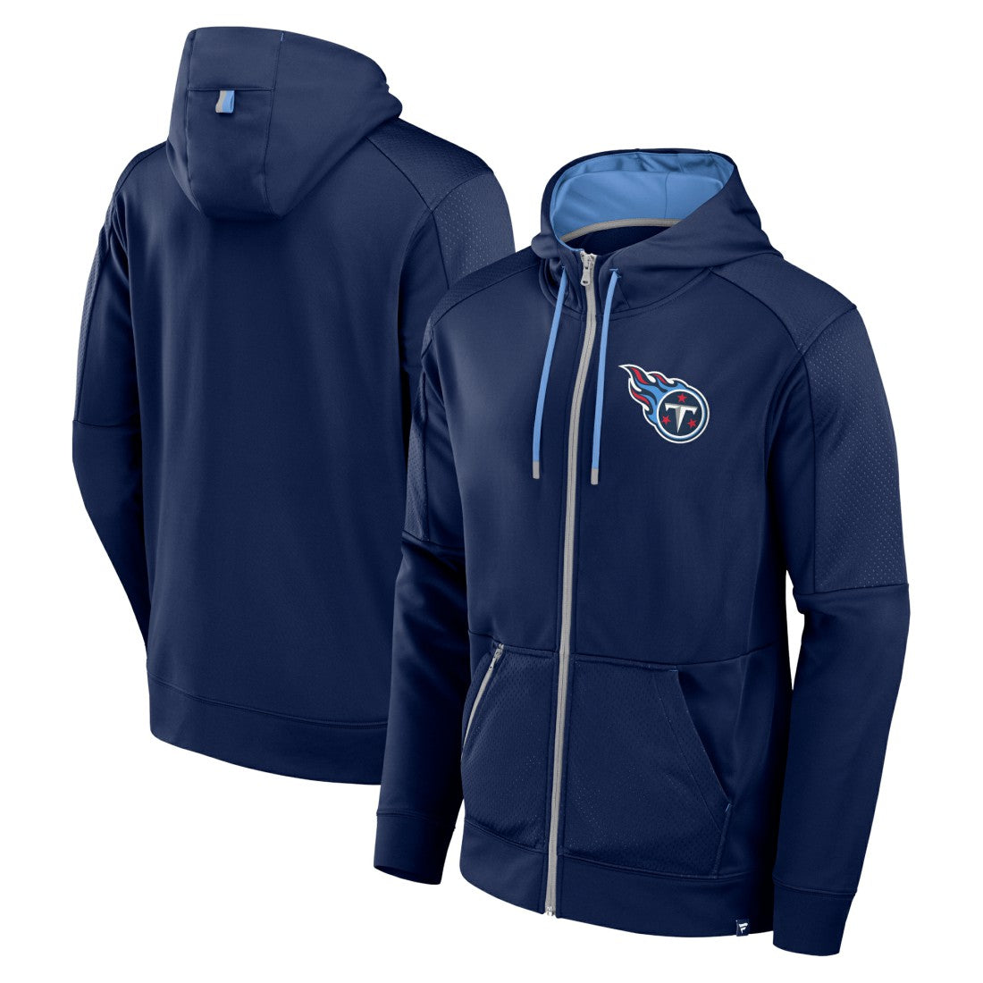 Tennessee Titans Defender Full-Zip Hoodie - Navy Hoodies