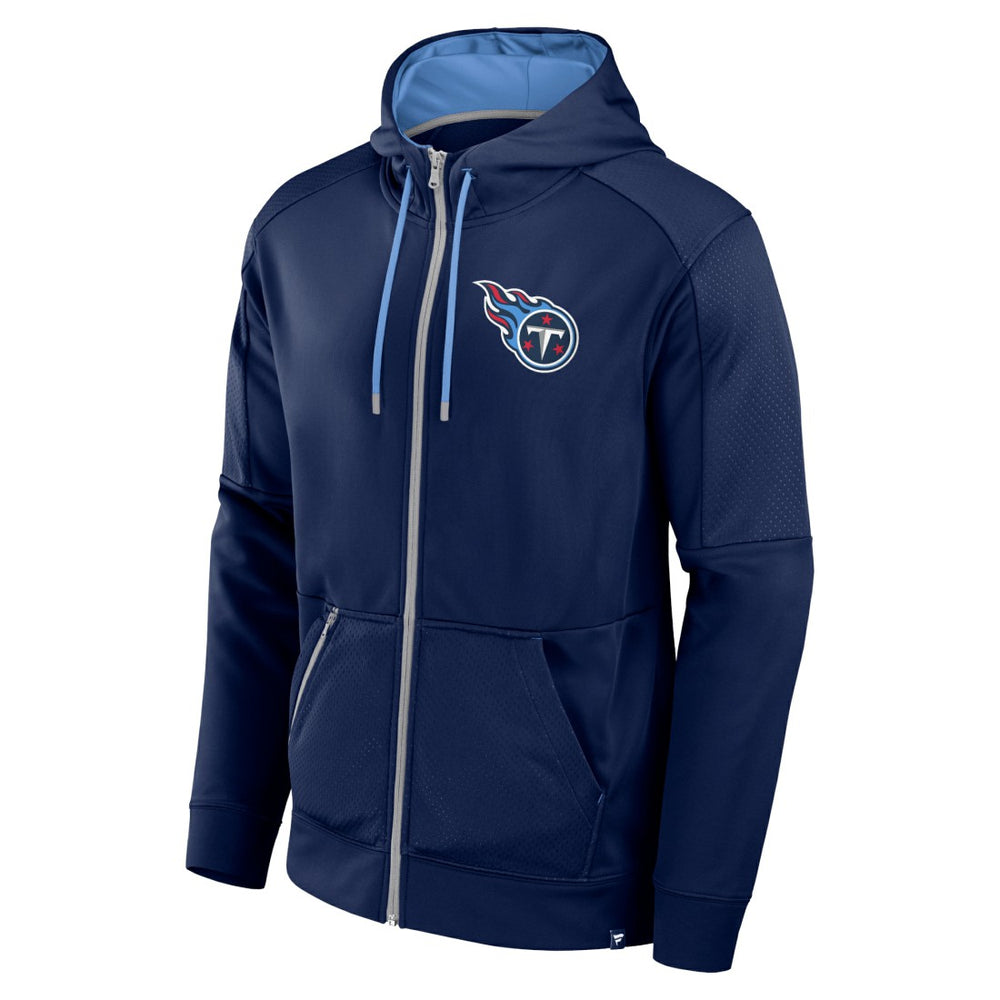 Tennessee Titans Defender Full-Zip Hoodie - Navy Hoodies